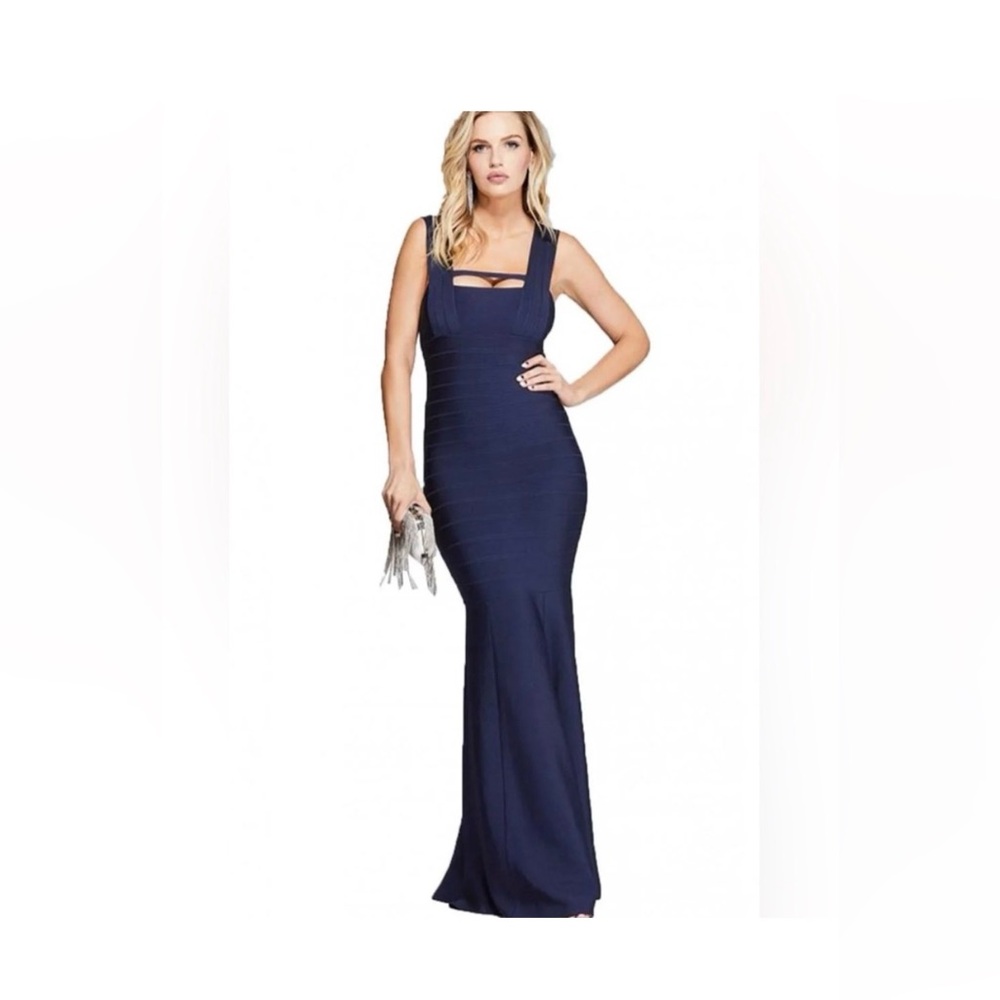 Marciano Maxi Bandage Cutout Dress